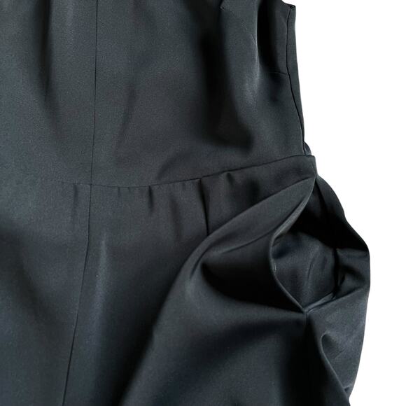 Rebecca Minkoff Black Cutout Sleeveless V-Neck Jumpsuit Size 6 - Picture 4 of 13